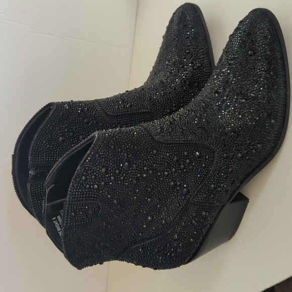 NWT Corky's Rhinestone Round Toe Booties - Picture 1 of 8